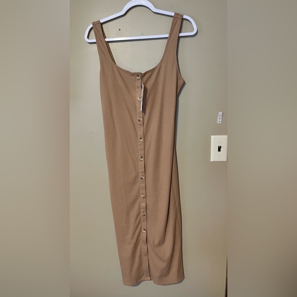 Sophie Rue Ribbed MIDI Dress NWT - Picture 2 of 7